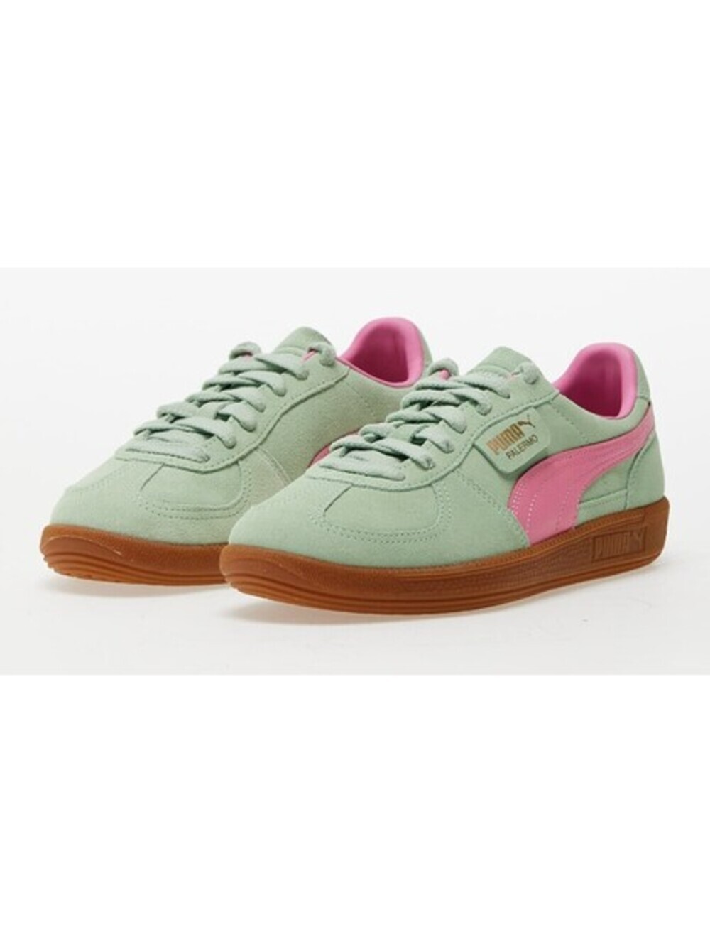 PUMA Palermo Fresh Mint Green Fast Pink Sneaker - Women's 8 NWOT